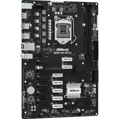 Материнська плата ASRock Q270 PRO BTC+