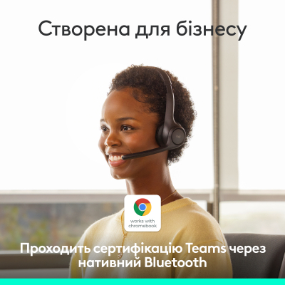 Навушники Logitech Zone 305 for Business Bluetooth Black (981-001458)