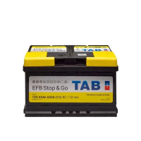 Акумулятор автомобільний TAB 65 Ah/12V EFB Euro (212 065)