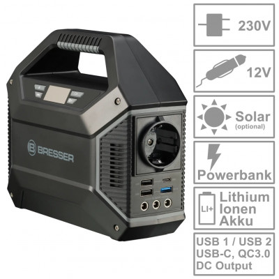 Зарядна станція Bresser Portable Power Supply 100 Watt (3810000)