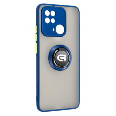 Чохол до мобільного телефона Armorstandart Frosted Matte Ring Xiaomi Redmi 10C Navy Blue (ARM68368)