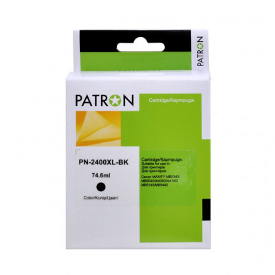 Картридж Patron Canon PGI-2400BK XL (9257B001) 2500 арк (PN-2400XL-BK)