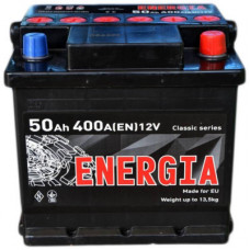 Акумулятор автомобільний ENERGIA 50Ah Ев (-/+) (400EN) (22385)