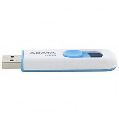 USB флеш накопичувач ADATA 32GB C008 White USB 2.0 (AC008-32G-RWE)