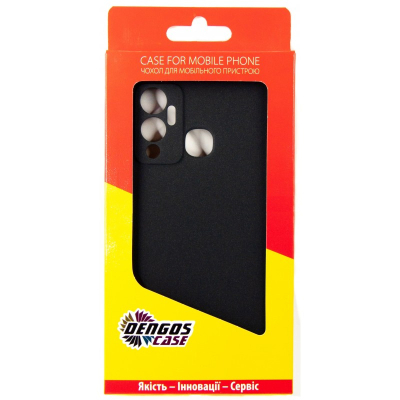 Чохол до мобільного телефона Dengos Carbon Infinix Hot 12 Play (black) (DG-TPU-CRBN-163)