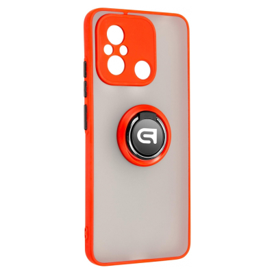 Чохол до мобільного телефона Armorstandart Frosted Matte Ring Xiaomi Redmi 12C Red (ARM68373)