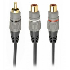 Кабель мультимедійний RCA to 2 RCA 0.2m Cablexpert (CCAP-RCAM2F-0.2M)