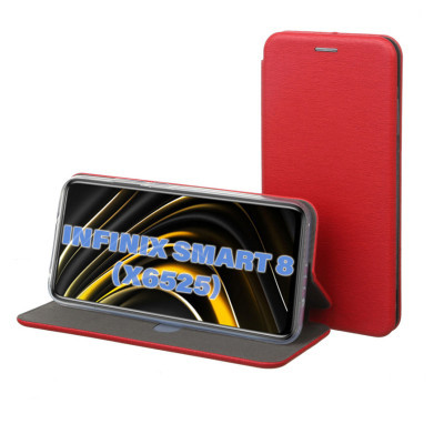 Чохол до мобільного телефона BeCover Exclusive Infinix Smart 8 (X6525) Burgundy Red (711237)