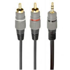 Кабель мультимедійний 3.5 Jack to 2RCA 5.0m Cablexpert (CCA-352-5M)