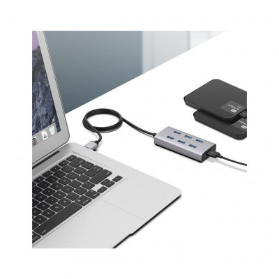 Концентратор Maiwo USB 3.0 Type-A / Type-C to 7х USB3.0 (KH700)