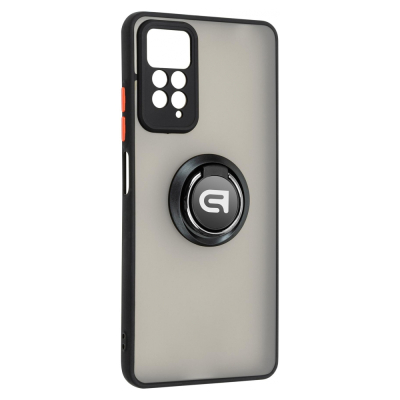 Чохол до мобільного телефона Armorstandart Frosted Matte Ring Xiaomi Redmi Note 12 Pro 4G Black (ARM68382)