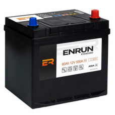 Акумулятор автомобільний ENRUN 60 А + лівий (L2) (550 пуск)