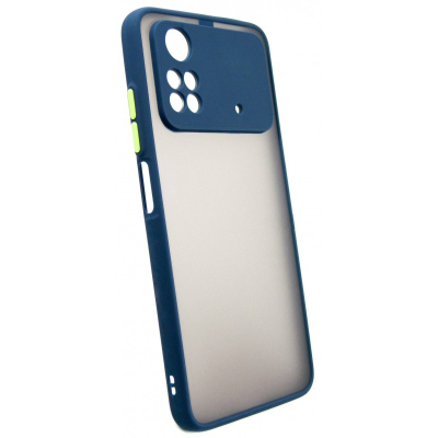 Чохол до мобільного телефона Dengos Matte Poco M4 Pro 4G (blue) (DG-TPU-MATT-116)