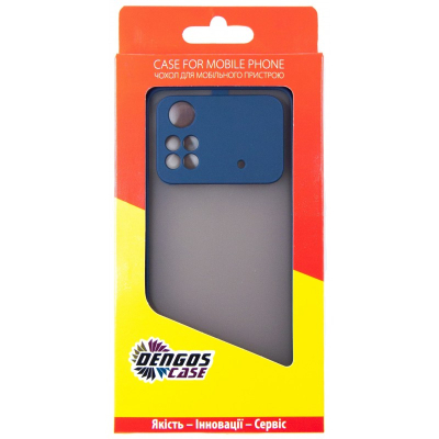 Чохол до мобільного телефона Dengos Matte Poco M4 Pro 4G (blue) (DG-TPU-MATT-116)