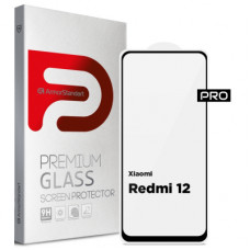 Скло захисне Armorstandart Pro Xiaomi Redmi 12 Black (ARM66568)