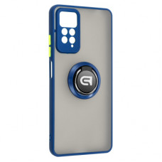 Чохол до мобільного телефона Armorstandart Frosted Matte Ring Xiaomi Redmi Note 12 Pro 4G Navy Blue (ARM68384)