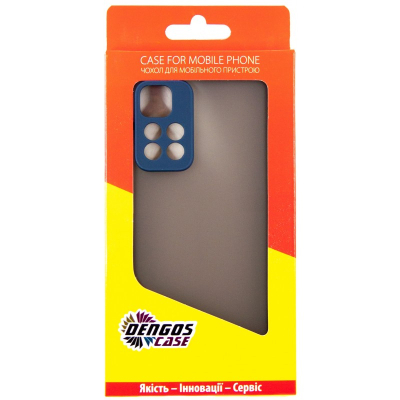 Чохол до мобільного телефона Dengos Matte Xiaomi Redmi Note 11 Pro 5G (blue) (DG-TPU-MATT-115)