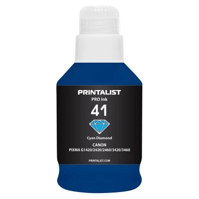 Чорнило Printalist Canon GI-41 для Pixma G2420/3420 190г Cyan (PL41C)