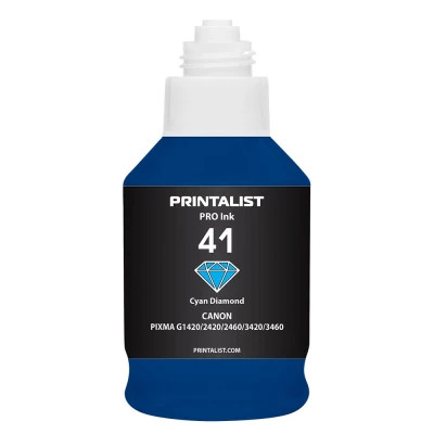Чорнило Printalist Canon GI-41 для Pixma G2420/3420 190г Cyan (PL41C)