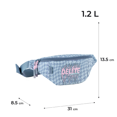 Сумка-бананка Kite Teens Сіра (K24-2770-2)