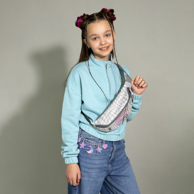 Сумка-бананка Kite Teens Сіра (K24-2770-2)