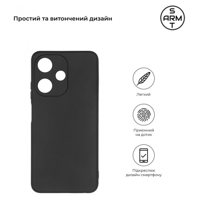 Чохол до мобільного телефона Armorstandart Matte Slim Fit Infinix Hot 30i (X669) / Hot 30i NFC (X669D) Camera cover Black (ARM69010)