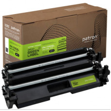 Тонер-картридж Patron HP 17A (2*CF217A) Green Label (PN-17ADGL)