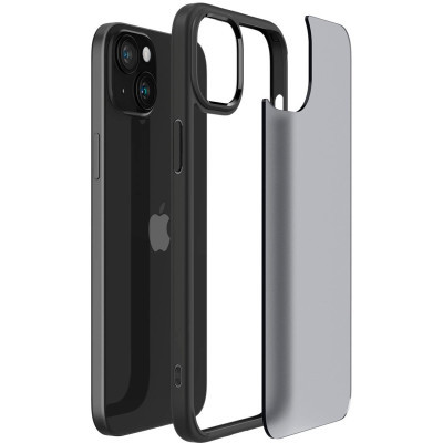Чохол до мобільного телефона Spigen Apple iPhone 15 Ultra Hybrid Frost Black (ACS06797)