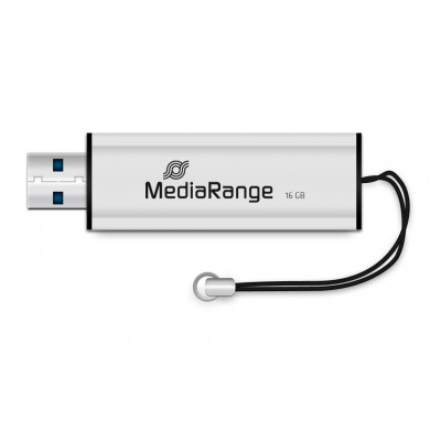 USB флеш накопичувач Mediarange 16GB Black/Silver USB 3.0 (MR915)