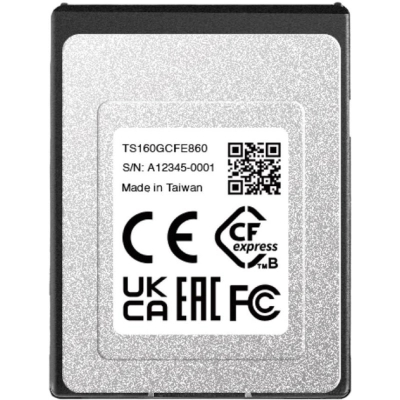 Карта пам'яті Transcend 160GB CFExpress Gen3x2 (TS160GCFE860)