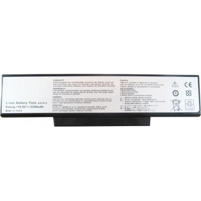 Акумулятор до ноутбука AlSoft Asus A32-K72 5200mAh 6cell 11.1V Li-ion (A41440)