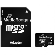 Карта пам'яті Mediarange 64GB microSD class 10 (MR955)