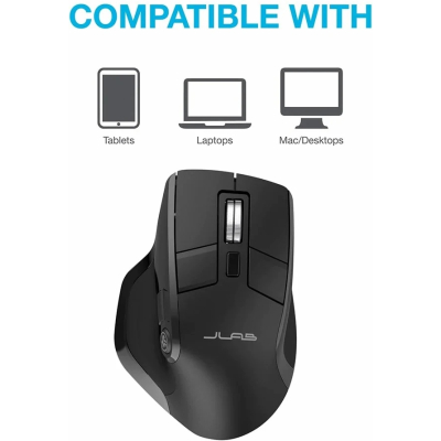 Мишка Jlab Epic Mouse Wireless/Bluetooth Black (IEUMEPICMOUSERBLK124)