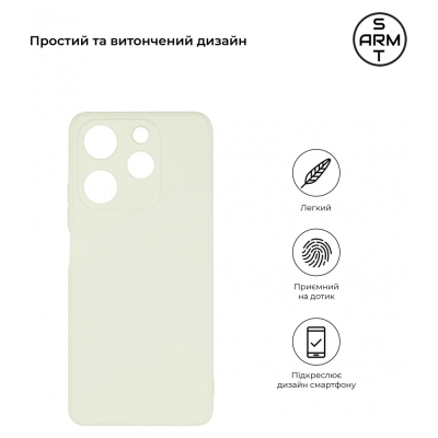 Чохол до мобільного телефона Armorstandart Matte Slim Fit Tecno Spark 10 Pro (KI7) Camera cover White (ARM69072)