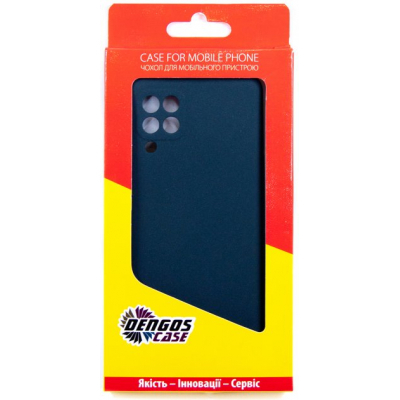 Чохол до мобільного телефона Dengos Carbon Samsung Galaxy M22 blue (DG-TPU-CRBN-131)