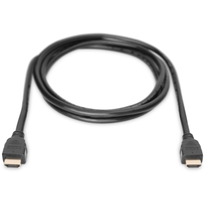 Кабель мультимедійний HDMI to HDMI 2.0m Digitus (AK-330124-020-S)