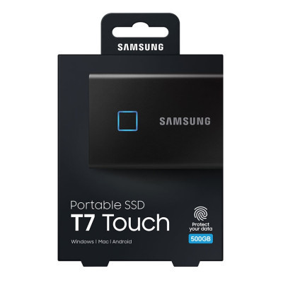 Накопичувач SSD USB 3.2 500GB T7 Touch Samsung (MU-PC500K/WW)