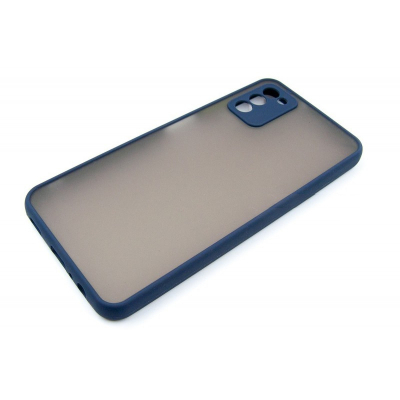 Чохол до мобільного телефона Dengos Matt Samsung Galaxy A03s blue (DG-TPU-MATT-86)