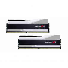 Модуль пам'яті для комп'ютера DDR5 32GB (2x16GB) 6000 MHz Trident Z5 Silver G.Skill (F5-6000J4040F16GX2-TZ5S)