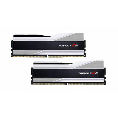 Модуль пам'яті для комп'ютера DDR5 32GB (2x16GB) 6000 MHz Trident Z5 Silver G.Skill (F5-6000J3636F16GX2-TZ5S)