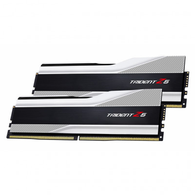 Модуль пам'яті для комп'ютера DDR5 32GB (2x16GB) 6000 MHz Trident Z5 Silver G.Skill (F5-6000J3636F16GX2-TZ5S)