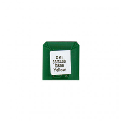 Чип для картриджа OKI C3300/3400/3600 (2.5K) Yellow BASF (WWMID-71090)