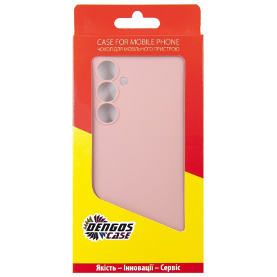 Чохол до мобільного телефона Dengos Soft Samsung Galaxy A55 5G (Pink) (DG-TPU-SOFT-57)
