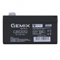Батарея до ДБЖ Gemix GB 12В 1.2 Ач (GB12012)