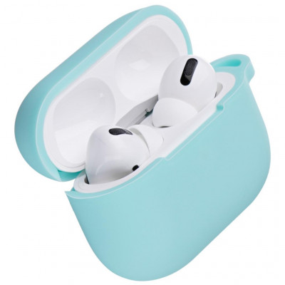Чохол для навушників 2E для Apple AirPods Pro Pure Color Silicone 2.5 мм Mint (2E-PODSPR-IBPCS-2.5-MT)
