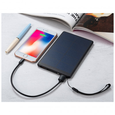 Батарея універсальна Sandberg 10000mAh, Urban, Solar Panel 5V/450mA, PD/18W, Q.C/3.0, USB-C, Micro-USB, USB-A (420-54)