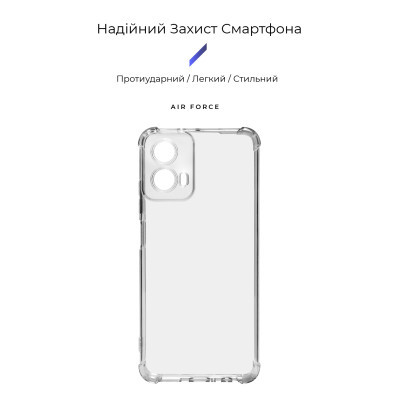 Чохол до мобільного телефона Armorstandart Air Force Motorola G34 5G Camera cover Transparent (ARM73907)