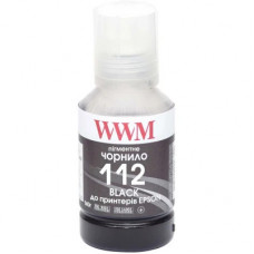 Чорнило WWM Epson L11160/6490 №112 140г Black pigmented (E112BP)