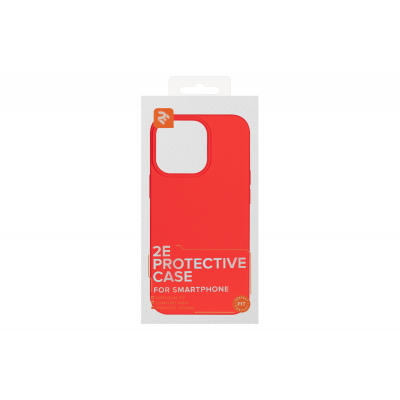 Чохол до мобільного телефона 2E Basic Apple iPhone 13 Pro, Liquid Silicone, Red (2E-IPH-13PR-OCLS-RD)