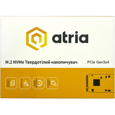 Накопичувач SSD M.2 2280 1TB X500S ATRIA (ATNVMX500S/1024)